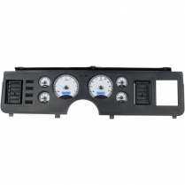 1979-86 Mustang VHX Gauge  Kit - Silver/Blue