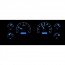 1979-86 Mustang VHX Gauge  Kit - Silver/Blue