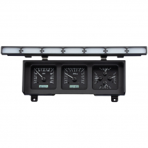 1980-86 Ford Pickup Truck & Bronco VHX Gauge Kt- Black/White