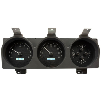 1981-89 Dodge Pickup VHX Gauge Kit - Black/White