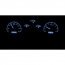 1982-89 Camaro VHX Gauge Kit - Black/Blue