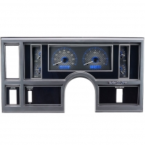 1984-87 Buick Regal VHX Gauge Kit - Carbon Fiber/Blue