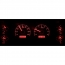 1984-87 Buick Regal VHX Gauge Kit - Carbon Fiber/Red