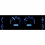 1984-87 Buick Regal VHX Gauge Kit - Black/Blue