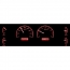 1984-87 Buick Regal VHX Gauge Kit - Black/Red