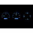 1986-91 Jeep Wagoneer/J-Trucks VHX Gauge Kit - Black/Blue