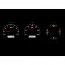 1986-91 Jeep Wagoneer & J-Trucks VHX Gauge Kit - Black/White