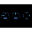 1986-91 Jeep Wagoneer & J-Trucks VHX Gauge Kit - Silver/Blue