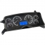 1987-89 Mustang VHX Gauge Kit - Black/Blue