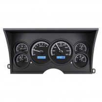 1988-94 Chevy/ GMC Pickup VHX Gauge Kit - Black/Blue