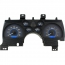 1990-92 Camaro VHX Gauge Kit Carbon Fiber/Blue