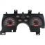 1990-92 Camaro VHX Gauge Kit Carbon Fiber/Red