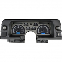 1990-92 Camaro VHX Gauge Kit - Black/Blue