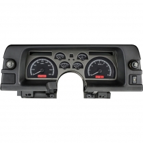 1990-92 Camaro VHX Gauge Kit - Black/Red