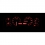 1990-93 Mustang VHX Gauge Kit Carbon Fiber/Red