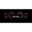 1990-93 Mustang VHX Gauge Kit - Silver/White