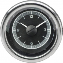 3" Round Universal VHX Clock