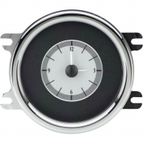 1941-48 Chevy Pass Car VHX Analog Clock - Silver/Red