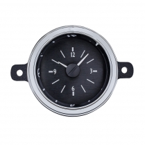 1949-50 Ford Pass Car VHX Analog Clock - Black/Red