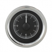 1955-56 Chevy Analog Clock for VHX Gauge Kit Only Black/Red