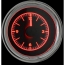 1958-62 Corvette VHX Analog Clock - Black/Red