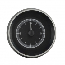 1963-67 Corvette Analog Clock for VHX Gauges Only- Blk/White