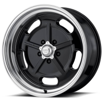 Salt Flat 20x8 5x120.65 Gloss Black W/Diamond Cut Lip (0 mm)