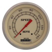 Vintage 4-5/8" 140 MPH Speedometer Gauge - SLF
