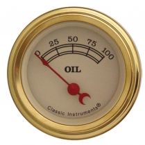 Vintage 2-1/8" Oil Pressure - GLC