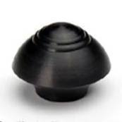 Deco Style Air Cleaner Nut with 1/4-20 Threads - Black