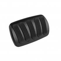 1955-57 Chevy Power Brake Pad - Black Alum & Rubber