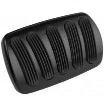 1958-65 Chev Curved Brake & Clutch Pedal Pads- Black Rubber