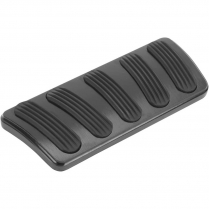1976-03 GM Truck Auto Curved Brake Pedal Pad - Black/Rubber