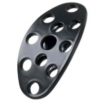 Lokar Lakester Steel Dimmer Cover - Black