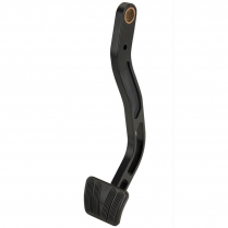 1955-57 Chevy Pass Rect Brake Pedal Arm & Pad - Black/Rubber