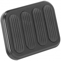 XL Brake Pedal Pad - Black Alum & Rubber