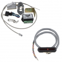 GM Dash Indicator w/Sensors for GM 350 & 400 - Black Bezel