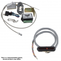 Horizontal Dash Indicator w/Sensor Kit 4L60E/4L80E - Black