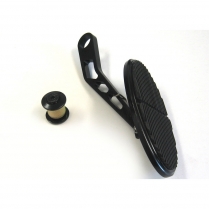 Drive-by-Wire Oval Throttle Pedal Arm - Black & Rubber