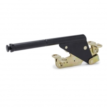 Floor Mount Hand Emergency Brake 10" Hand Stick - Black