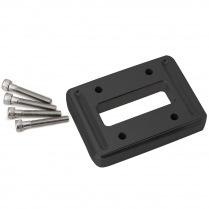 Lokar Rectangular Floor Mounted Throttle Spacer - Black