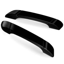 Goolsby Edge Interior Door Pull XL Smooth Insert - Black