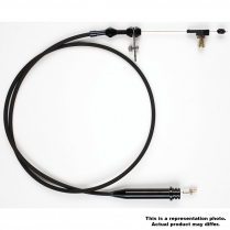 Ford C-4 Transmission Kickdown Cable - Black