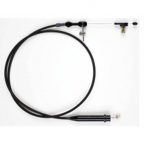 GM 350 Blower Drive Trans Kickdown Cable - All Black