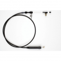 GM TH-350 Transmission Kickdown Cable - Black Stainless