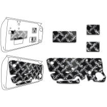 2008-23 Dodge Challenger Dynamat Custom Cut 2-Dr Door Kit