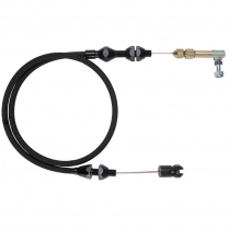 Hi-Tech 24" Throttle Cable - Black Braided Stainless