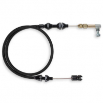 24" Tuned Port/Vortec Throttle Cable Kit - All Black