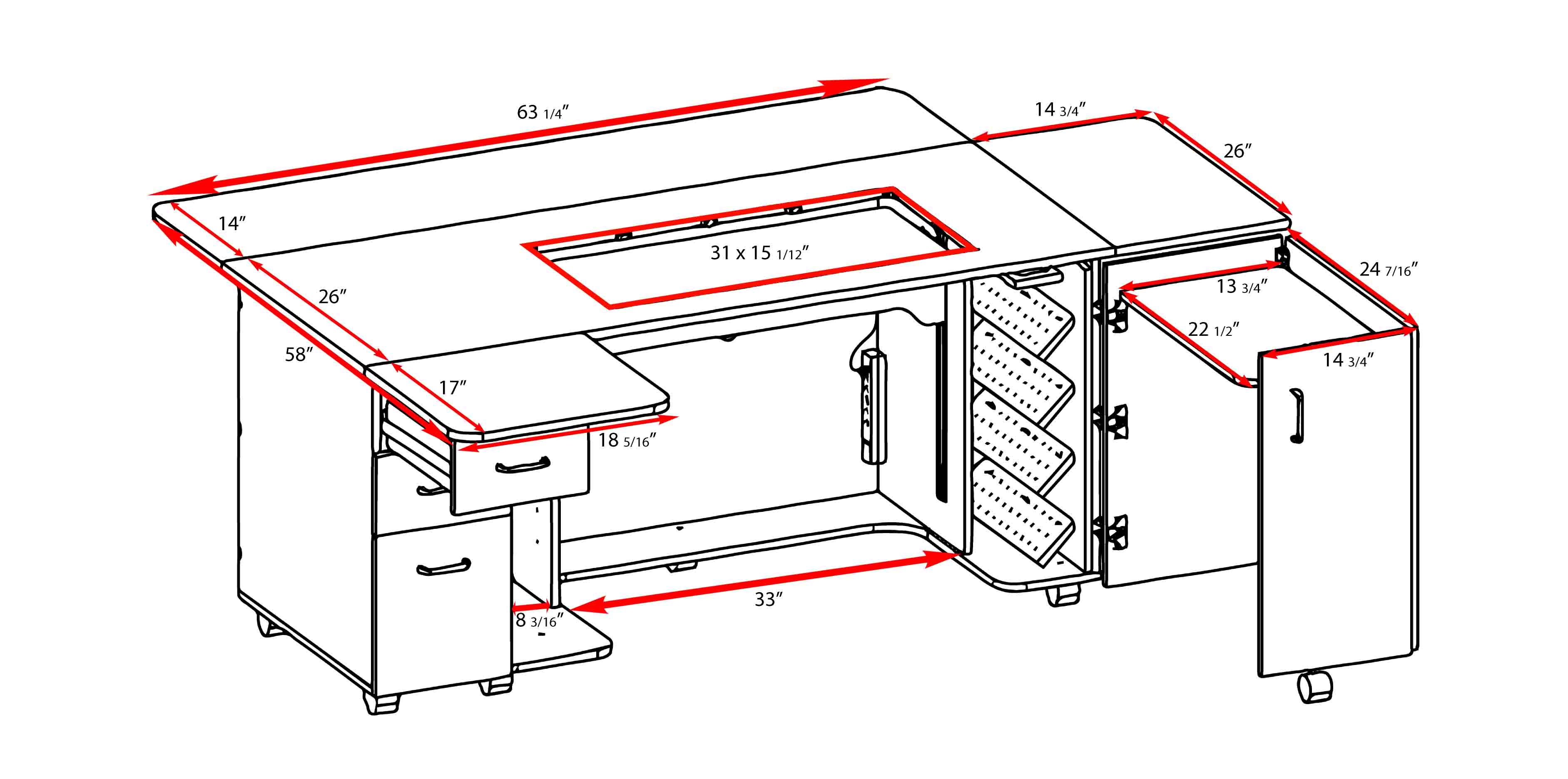 Photo of product dimensions