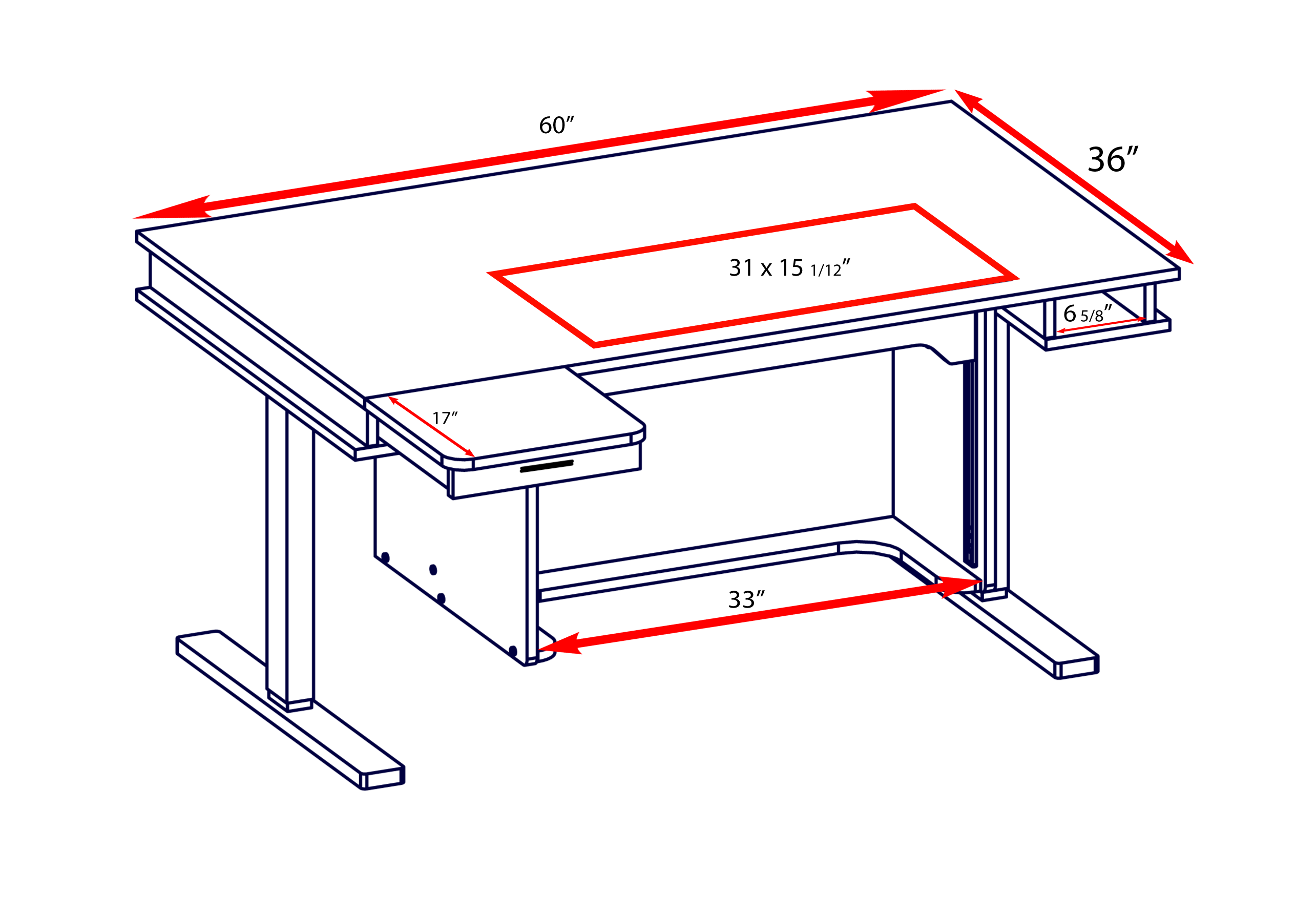 Model 9000 New Heights Adjustable Sewing Table Sewing cabinets made in the  USA